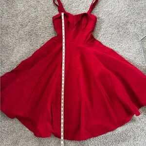 Vixen by Micheline Pitt - Red Maneater Swing Dress - size medium - like new